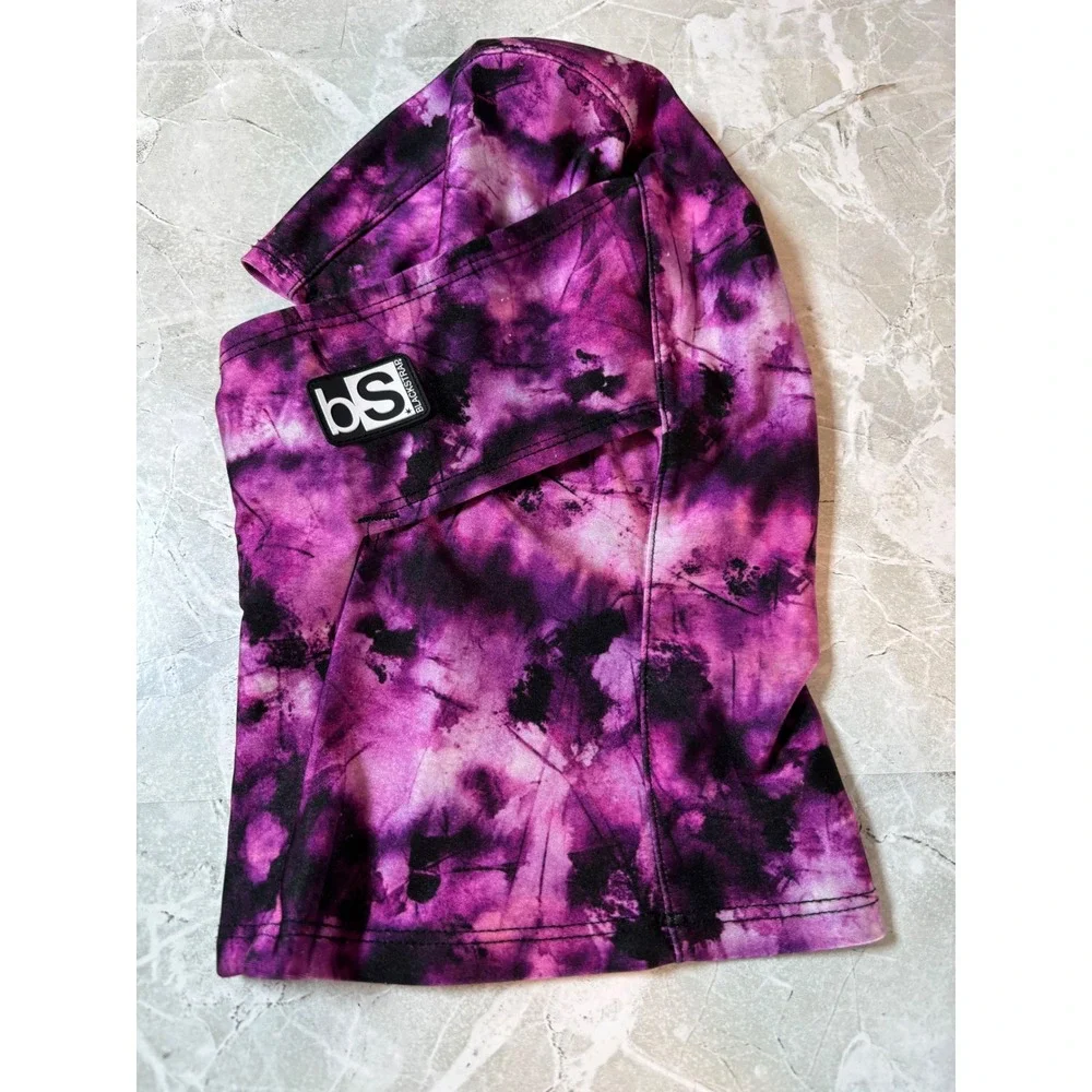 BlackStrap Kids Balaclava Face Mask Purple Tie‎ Dye Orchid Ski Snowboard Hooded